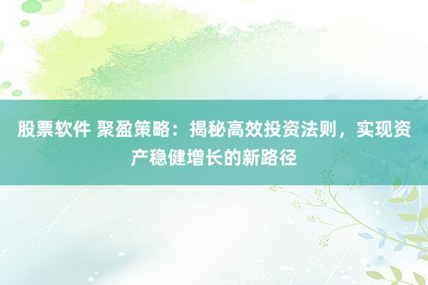 股票软件 聚盈策略：揭秘高效投资法则，实现资产稳健增长的新路径